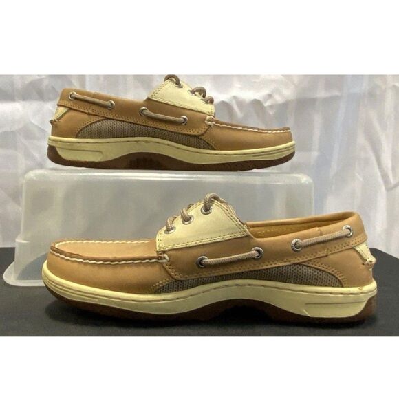 $115 LIKE NEW Sperry Men\'s Brown Leather Billfish 3-eye Boat Shoes Size 8 main image 6